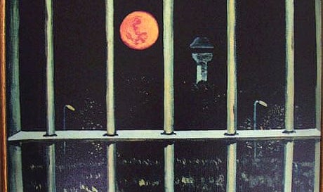 Der zukünftige Diktator hatte Zeit zum Malen: Hugo Chavez malte das Bild "Der Mond von Yare" im Knast. 