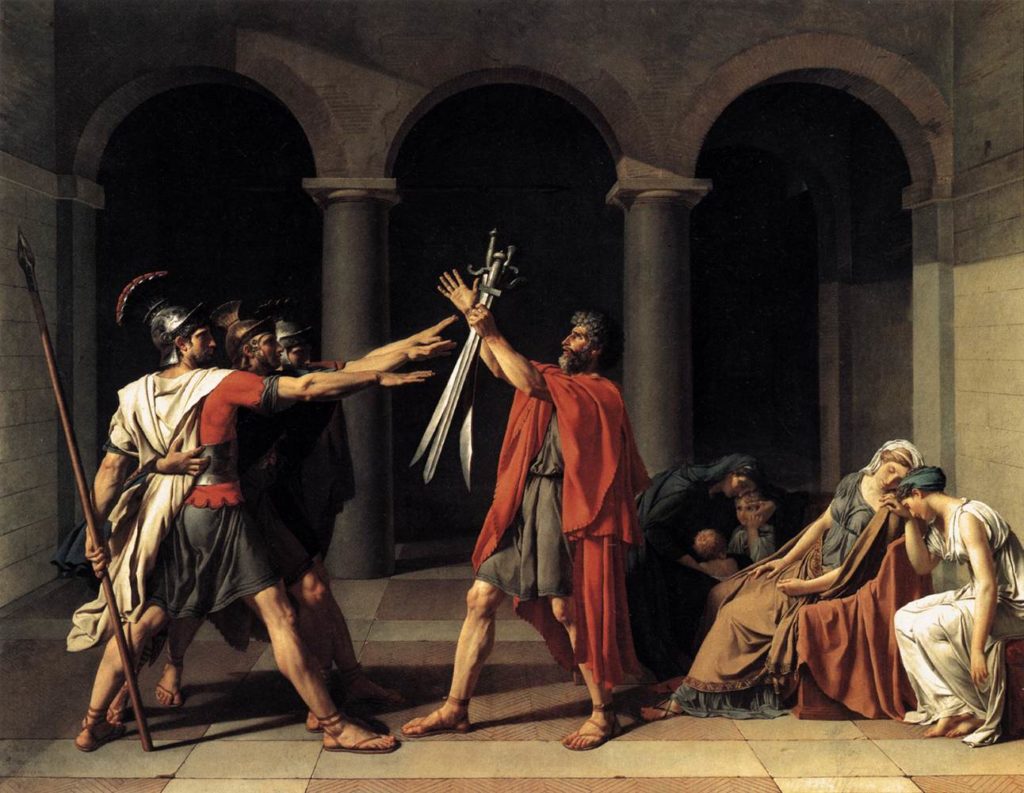 Jacques-Louis David Der Schwur der Horatier