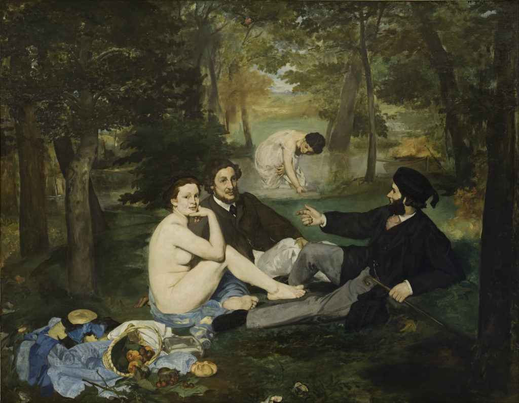 Edouard Manet Frühstück im Grünen 1863. Musée d’Orsay.