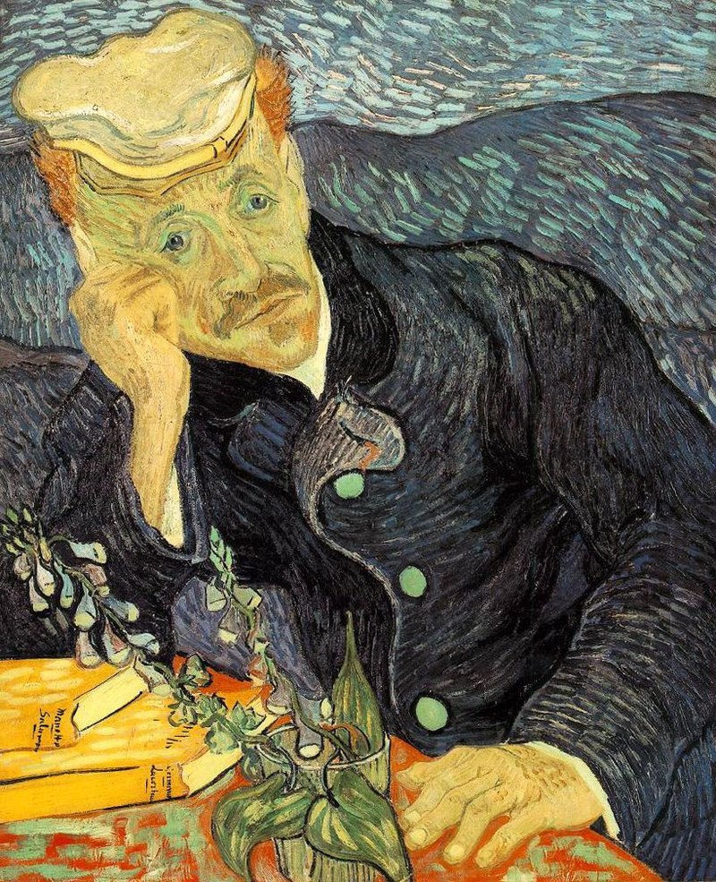 Vincent van Gogh „Dr. Gachet“ – erste Version (Sammlung Saito)