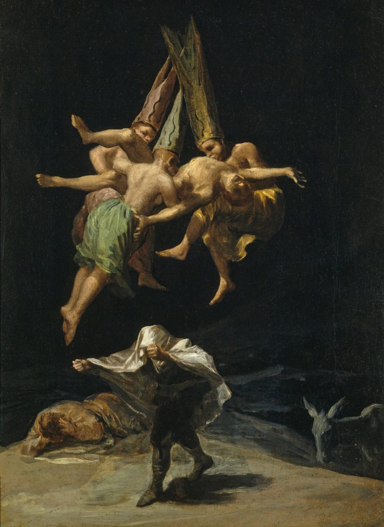 Schwarze Romantik und Hexenspuk bei Goya. disturbance: witch