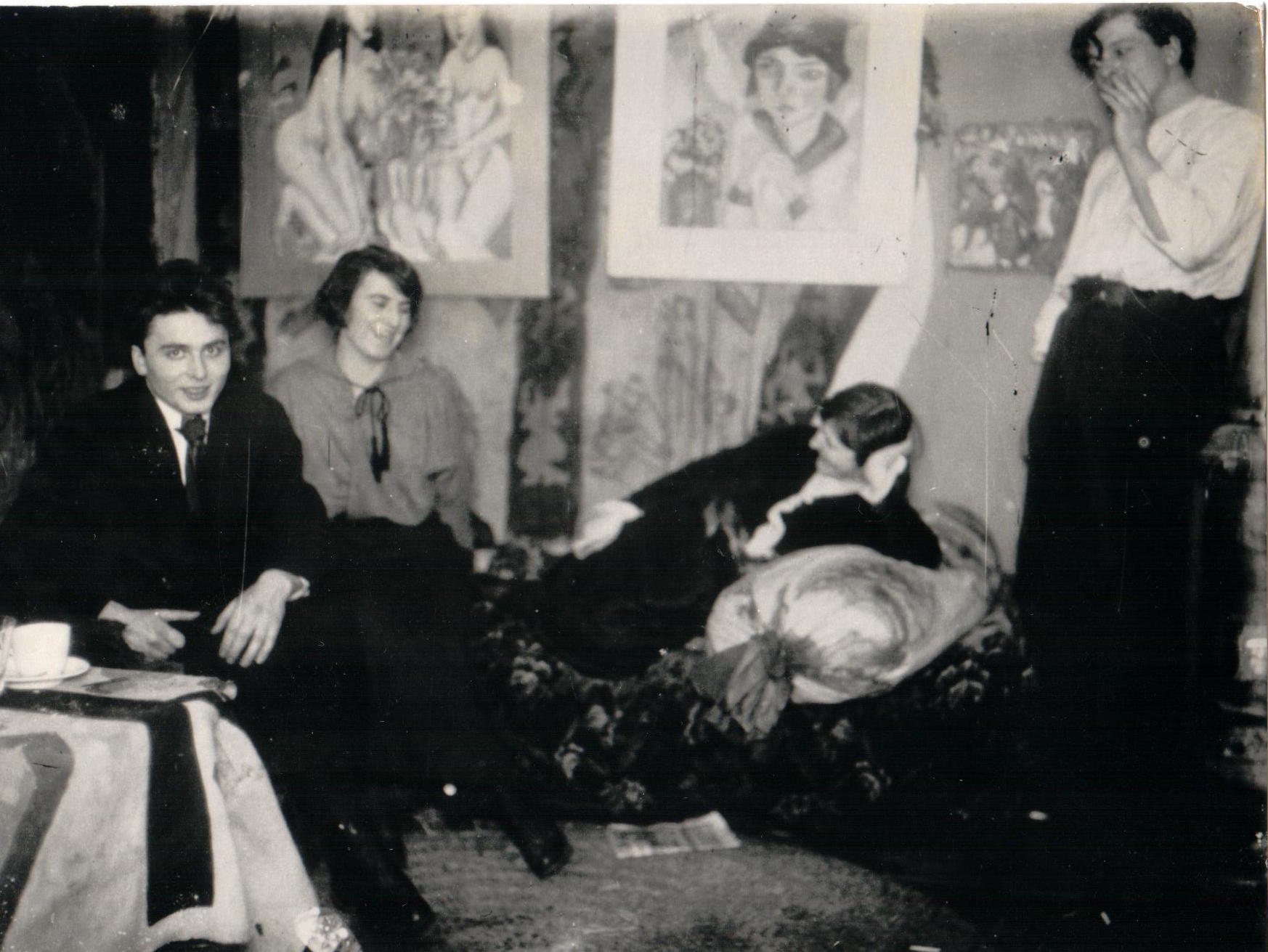 Ernst Ludwig Kirchner als Dachkammer-Bohemien um 1914 in Berlin.
