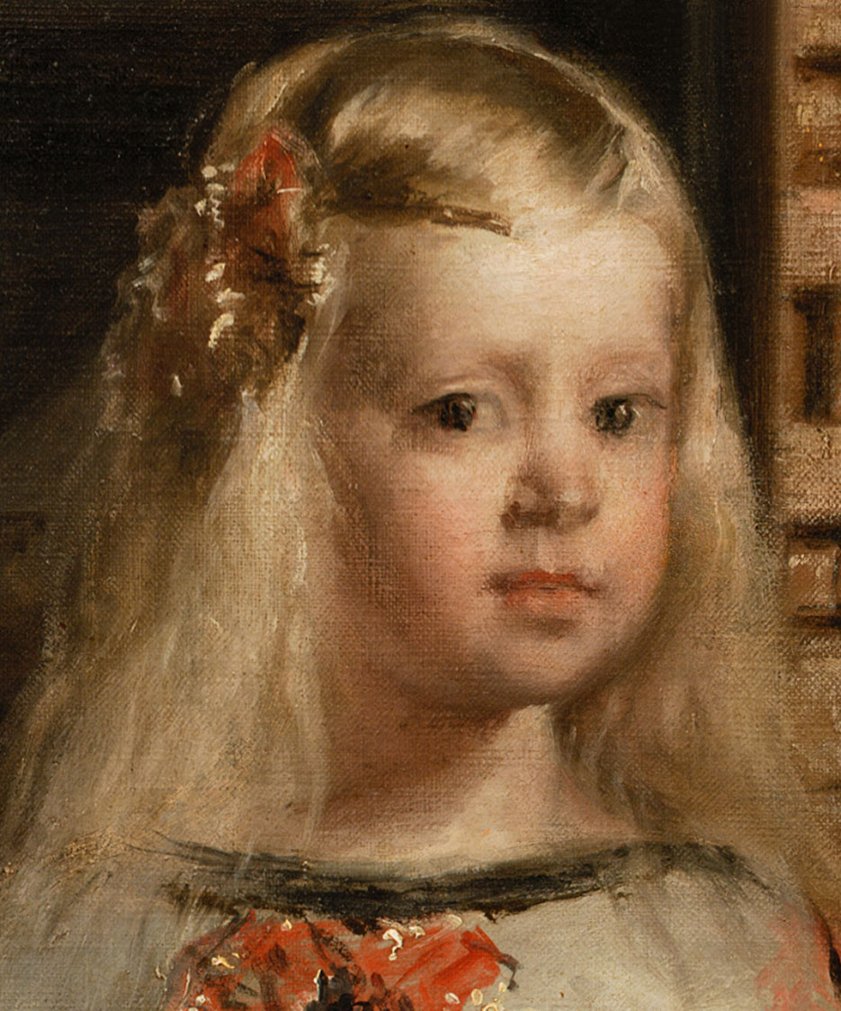 Diego Velázquez, Detail aus Las Meninas: Die Infantin Margarita